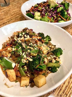 spicy asian noodles  at The Grove Wine Bar & Kitchen in Cedar Park