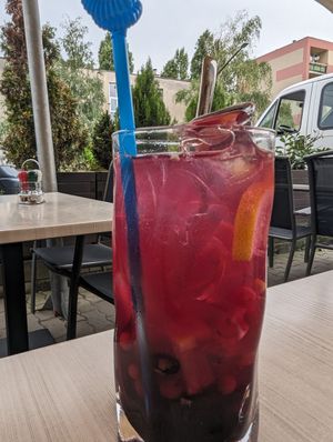 Berry lemonade at Mokka Étterem in Szarvas