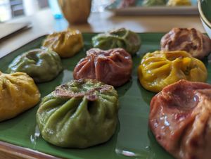 Momos at MoMo Café in Friedrichsdorf