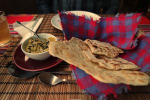 tapenade & homemade bread at Centro Tinkuy - Gracias a la Vida Association in Sintra