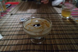 Coco dessert at Centro Tinkuy - Gracias a la Vida Association in Sintra