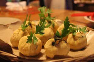 Chick peas fruits, filled with veggies at Centro Tinkuy - Gracias a la Vida Association in Sintra