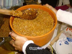 workshop preparing our first home made miso paste! at Centro Tinkuy - Gracias a la Vida Association in Sintra