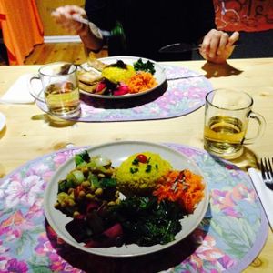 Main Course at Centro Tinkuy - Gracias a la Vida Association in Sintra