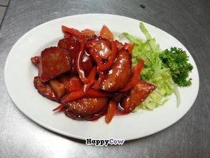 Pork rib in Peking sauce $13.90 at Pu Kwong in Logan City