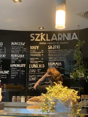 Toast soups drinks  at Szklarnia  in Poznan