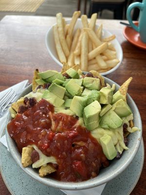 Nachos + chips   at Dixie Blue in Deloraine