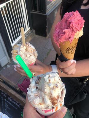 Ice cream at Boho Gelato - Pool Valley in Brighton