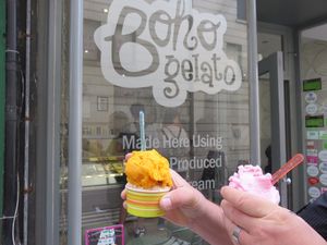 vegan icecream!  at Boho Gelato - Pool Valley in Brighton