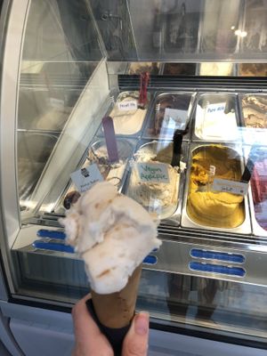 Vegan apple pie ice cream at Boho Gelato - Pool Valley in Brighton