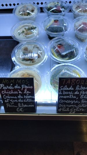 Hummus, Taboulé at LyBeyrouth in Lyon