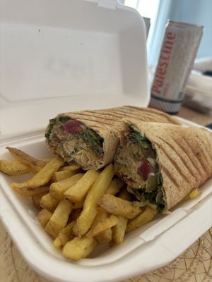 falafel wrap at LyBeyrouth in Lyon