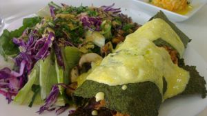 Korean raw wrap at Pure on Raw in Sheffield