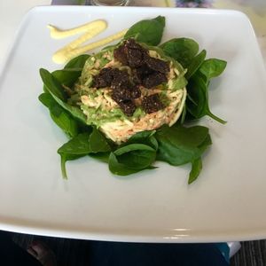 Cheesy pasta at Pure on Raw in Sheffield