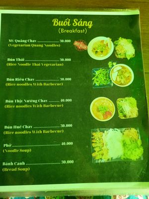 Delicious local noodle soups! Value for money, can recommend 🤤 at Ẩm Thực Chay Đại Bình in Da Nang