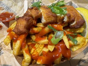 vish & chips  at VINCENT - Hbf Leipzig in Leipzig