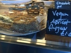 Vegan Cake at The Farm Kitchen in Sheffield