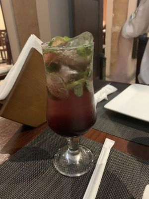 Black knock mocktail  at Chambers in Galle