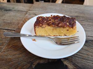 Orange and pecan olive oil cake at Fred & Ginger Coffee in Berkhamsted