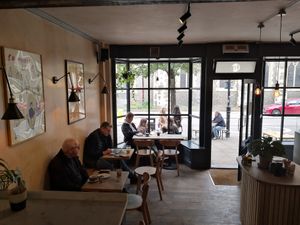 About half of the inside space. at Fred & Ginger Coffee in Berkhamsted