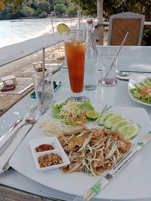 Pad Thai with Tofu at SAI Restaurant in Koh Yao Noi