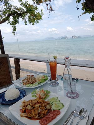 Delicious food with a great view! at SAI Restaurant in Koh Yao Noi