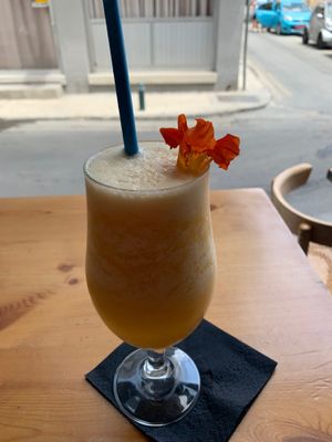 Smoothie that would be extra tasty with booze. But I was good and held out through breakfast. at URBN Forest  in Larnaca