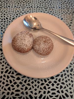 Cinnamon donuts at Bar Bacan in Toronto