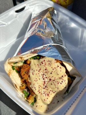 Super Falafel: My favorite! Huge, fresh, and soooo delicious. at South Side 6 in Bowling Green