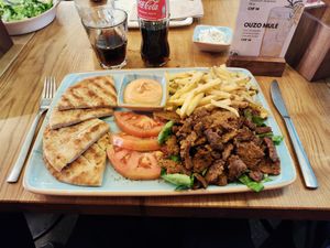 Gyros plate at Oh My Greek! - Langstrasse in Zurich