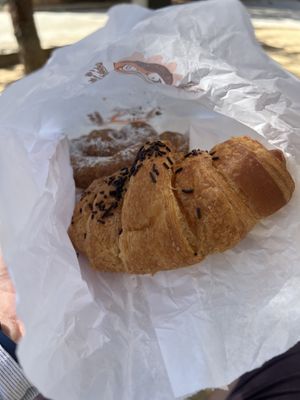 Vegan croissants   at Forn De Pa Lleida in Barcelona