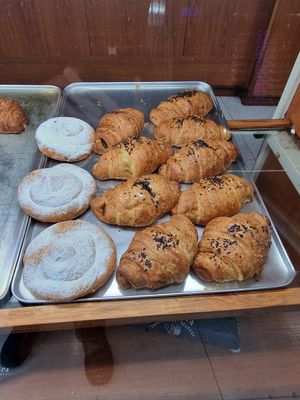 Both vegan at Forn De Pa Lleida in Barcelona