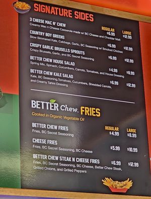 Sides, fries at Better Chew Kitchen - Vallejo in Vallejo