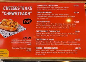 Cheesesteaks at Better Chew Kitchen - Vallejo in Vallejo