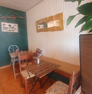 Cozy decoration  at The Hangover Corner in Ibiza