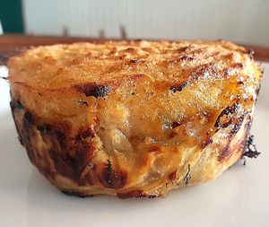 quiche vegana sin gluten at The Hangover Corner in Ibiza