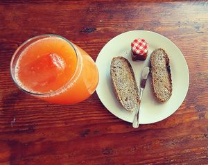 natural juice at The Hangover Corner in Ibiza