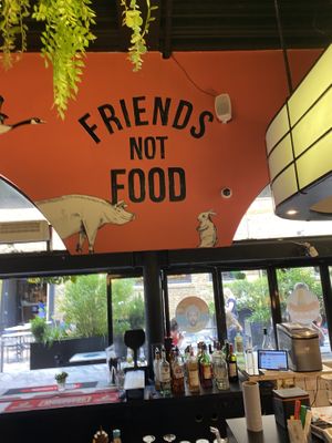   at Meat The Vegans in North West London