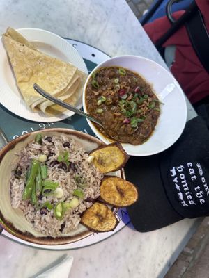 Goat curry   at Meat The Vegans in North West London