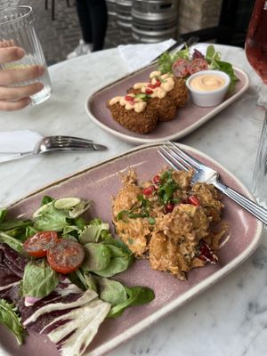 56 Chick’n and Jackfruit appetizers  at Meat The Vegans in North West London