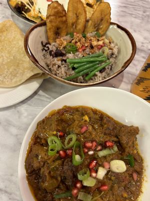 Vegan Curry Goat  at Meat The Vegans in North West London