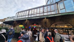 M'eat The Vegan inside Camden Market at Meat The Vegans in North West London