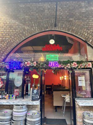 entrance  at Meat The Vegans in North West London