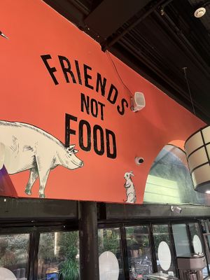   at Meat The Vegans in North West London