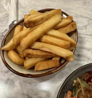 Chips  at Meat The Vegans in North West London