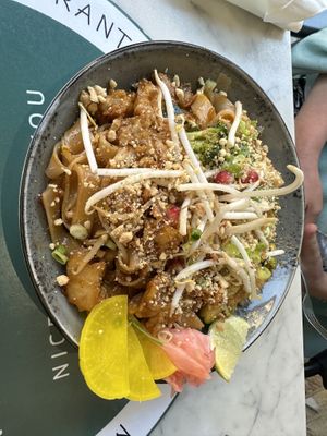Pad thai  at Meat The Vegans in North West London