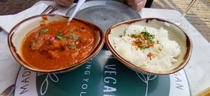 'Chicken' curry was really flavoursome at Meat The Vegans in North West London