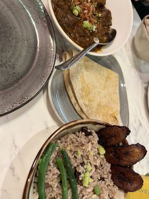 Curry ‘goat'  at Meat The Vegans in North West London