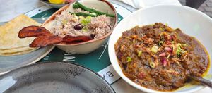 Vegan Curry Goat (15.9£) at Meat The Vegans in North West London