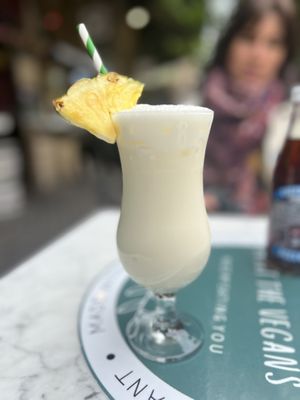 Virgin pina colada   at Meat The Vegans in North West London